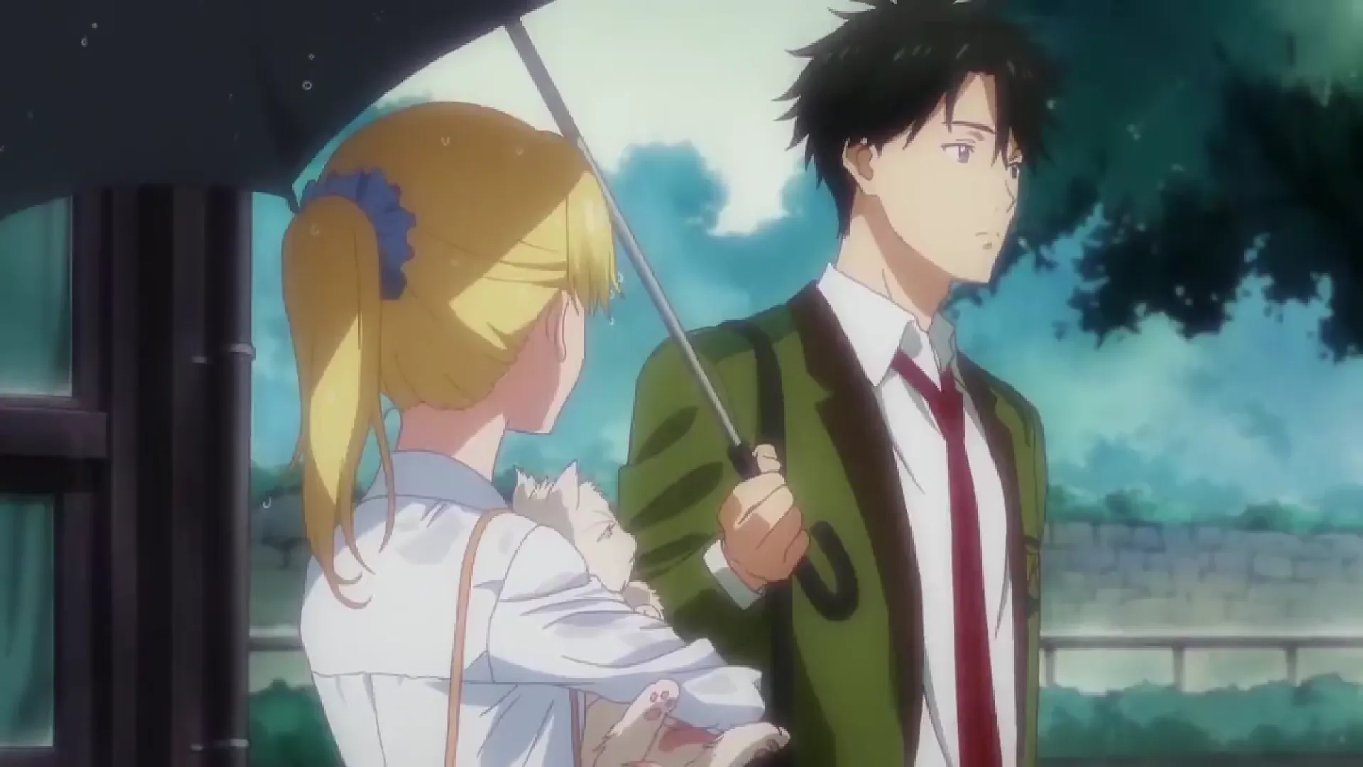 Кадр из аниме «Тада не может влюбиться»