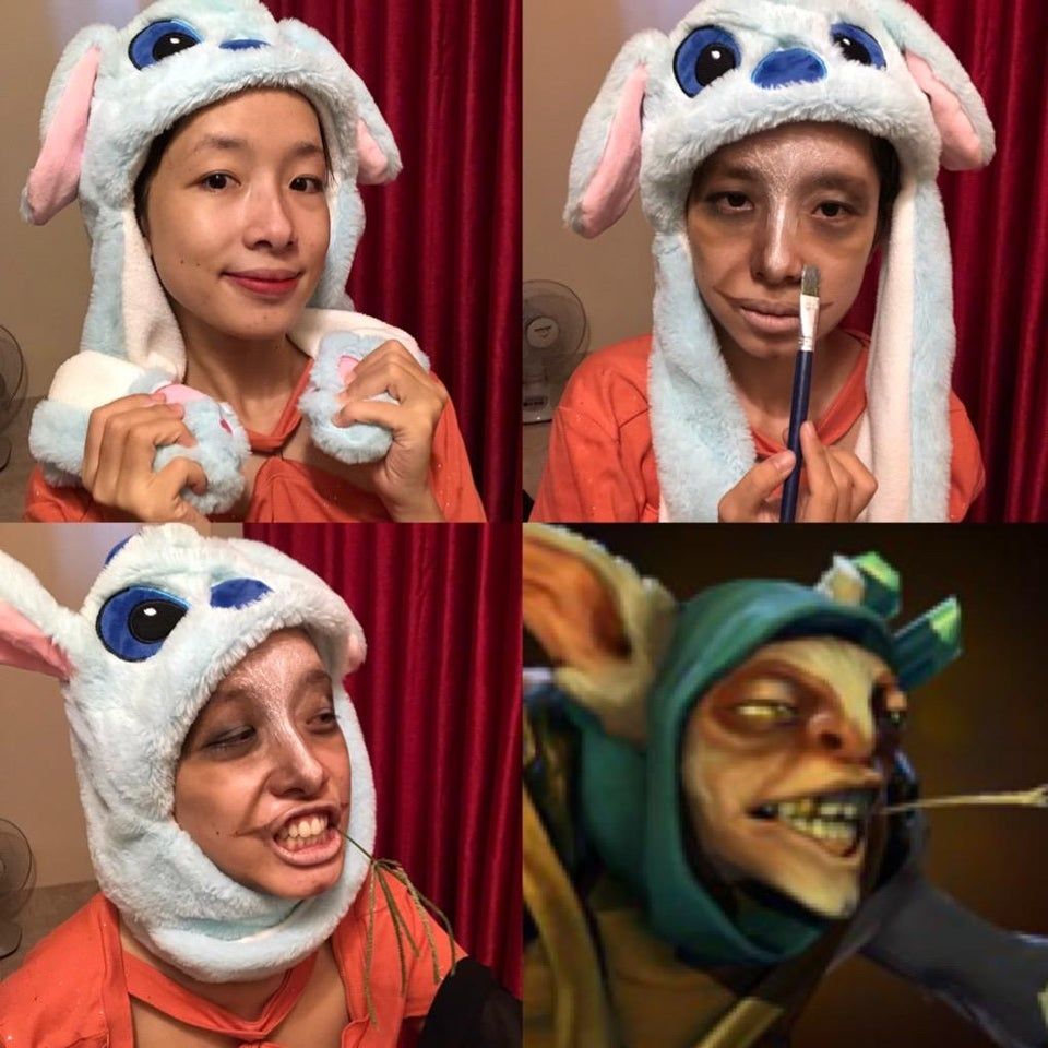 Бюджетный косплей на Meepo | Источник: r/Dota2