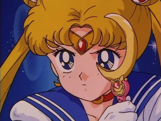 Кадр из аниме «Красавица-воин Сейлор Мун»