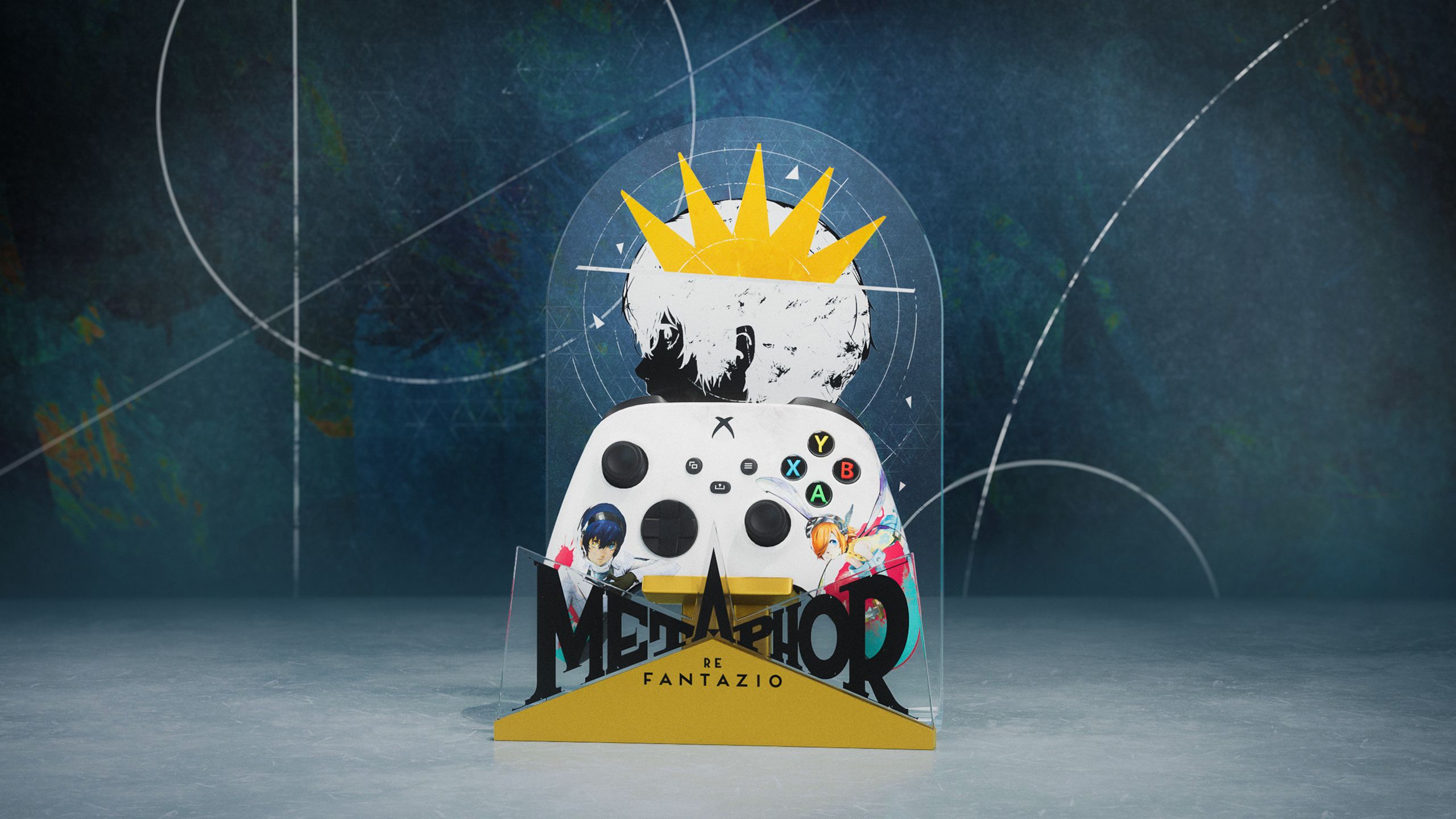 Геймпад Xbox в стиле Metaphor: ReFantazio. Источник: аккаунт XboxGamePass в X