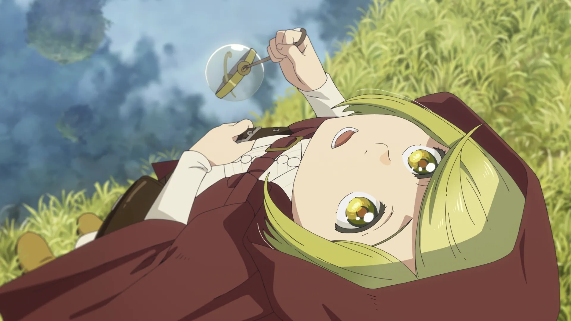 Кадр из аниме «Ателье колдовских колпаков»