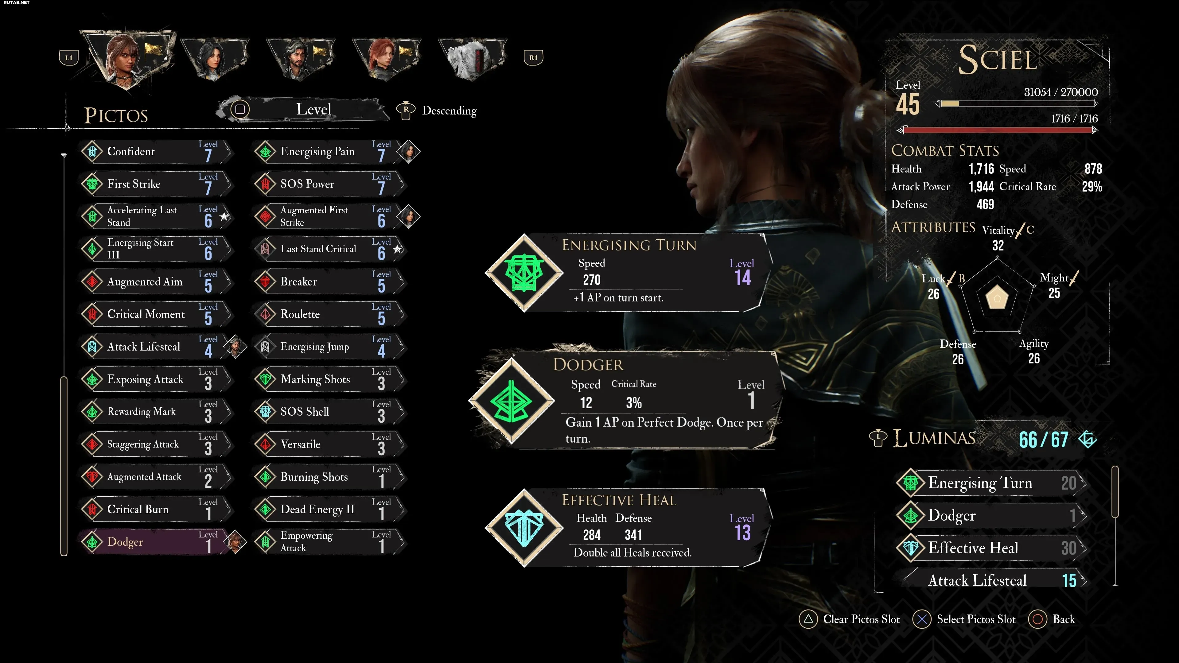 Пиктосы. Скриншот из Clair Obscur: Expedition 33