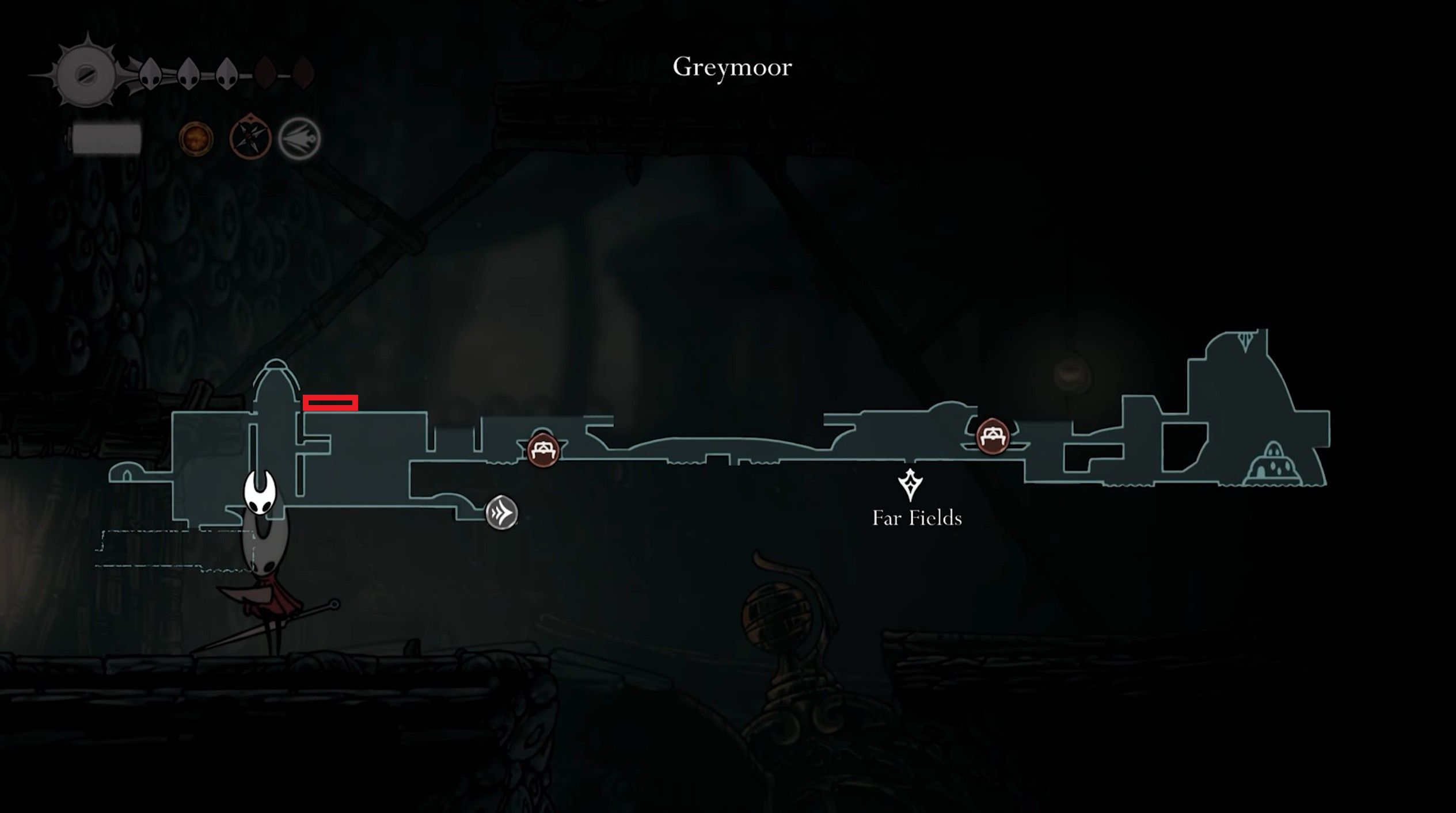 Скриншот из игры Hollow Knight: Silksong