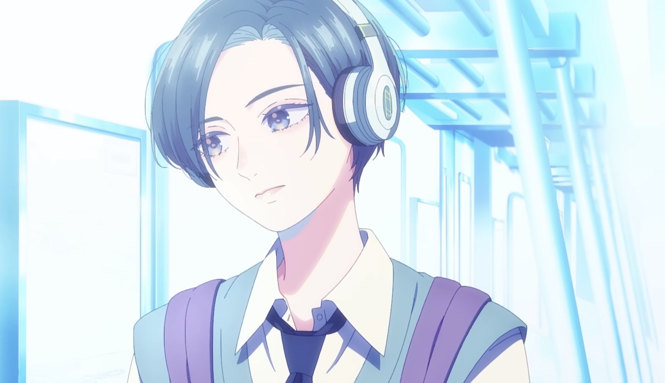 Кадр из трейлера аниме «Прекрасная вечерняя луна»