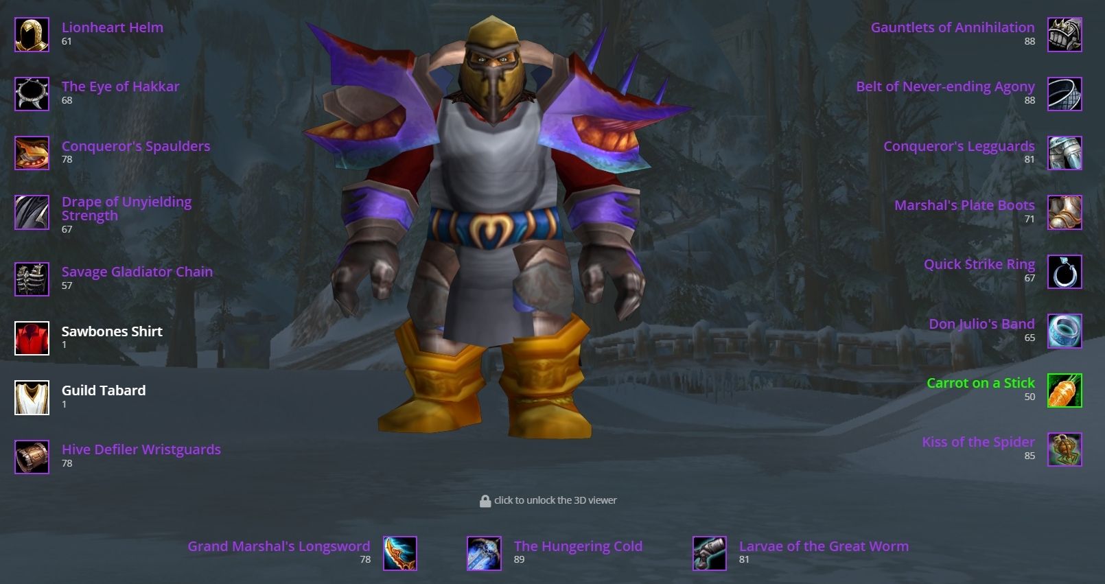 Возможно, дальше станет ещё лучше, но и так как будто уже серьёзно. Источник: Classic WoW Armory