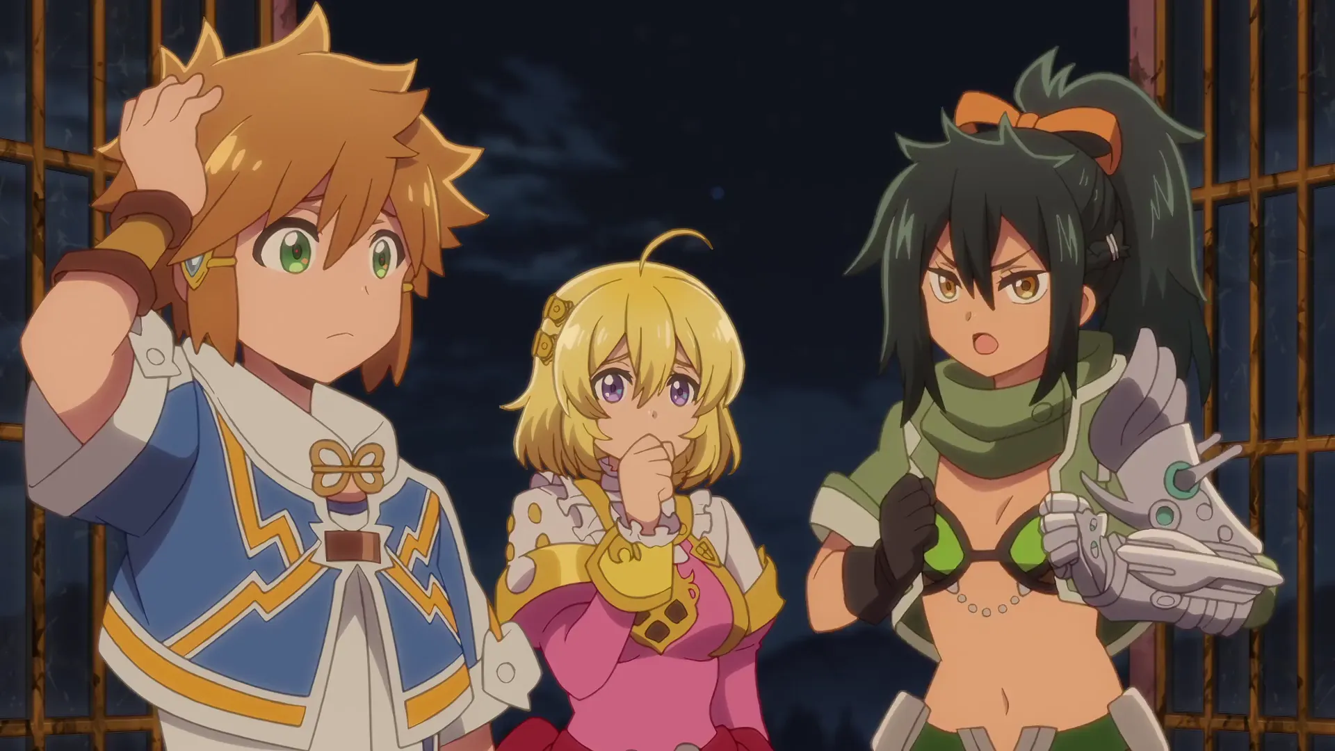 Кадр из аниме «История о пареньке из деревни, расположенной перед сложнейшим подземельем»