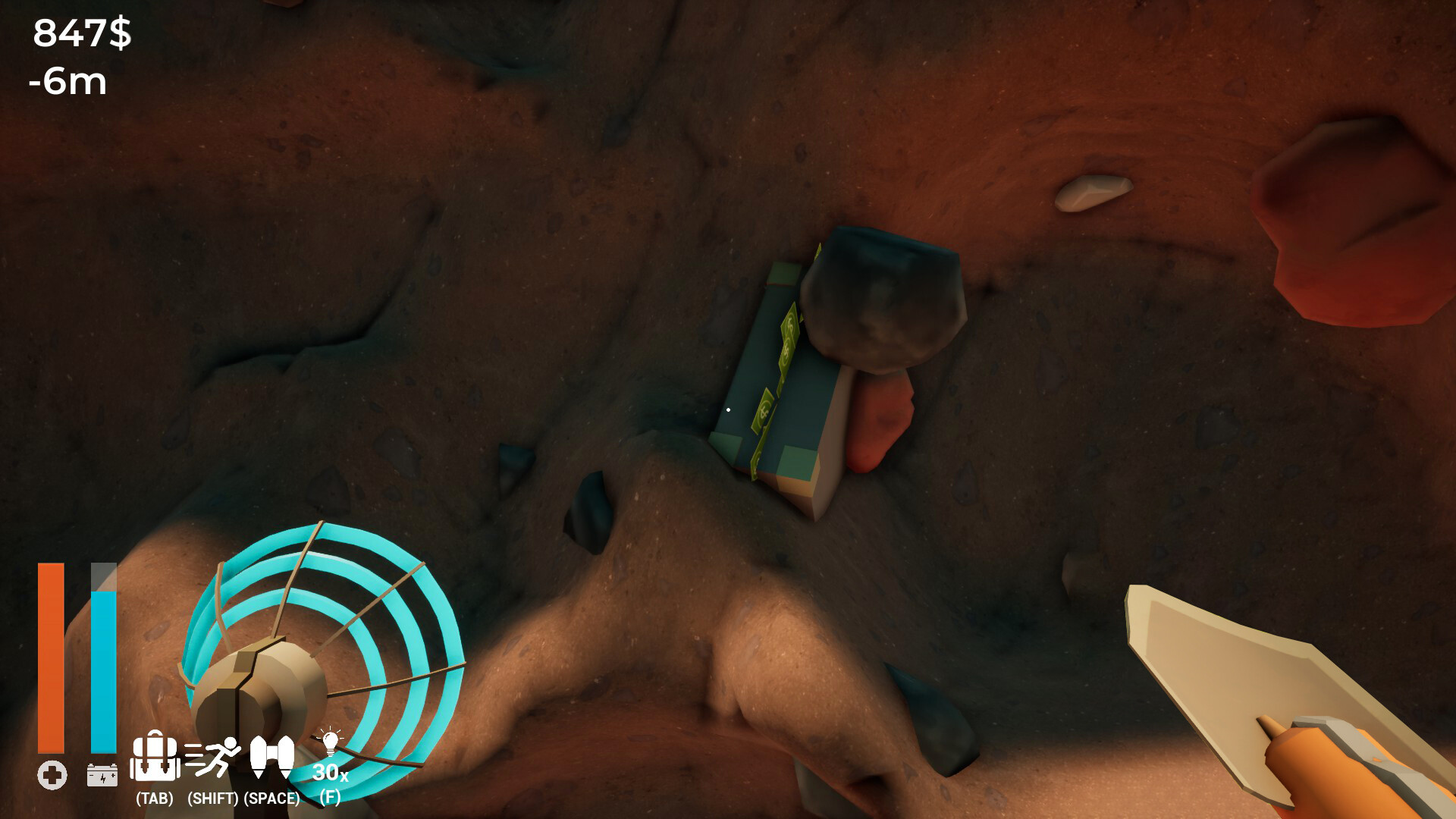 Скриншот из A Game About Digging A Hole | Источник: steampowered.com