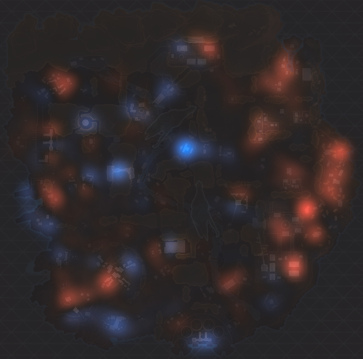 Сравнение по рангам: низкие &mdash; оранжевый, высокие &mdash; синий