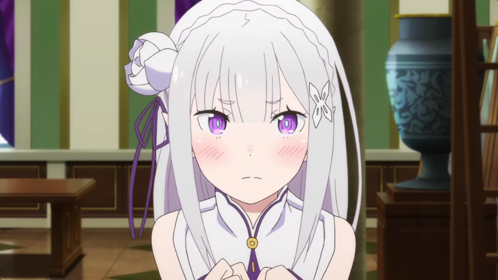 Кадр из аниме «Re:Zero. Жизнь с нуля в альтернативном мире»