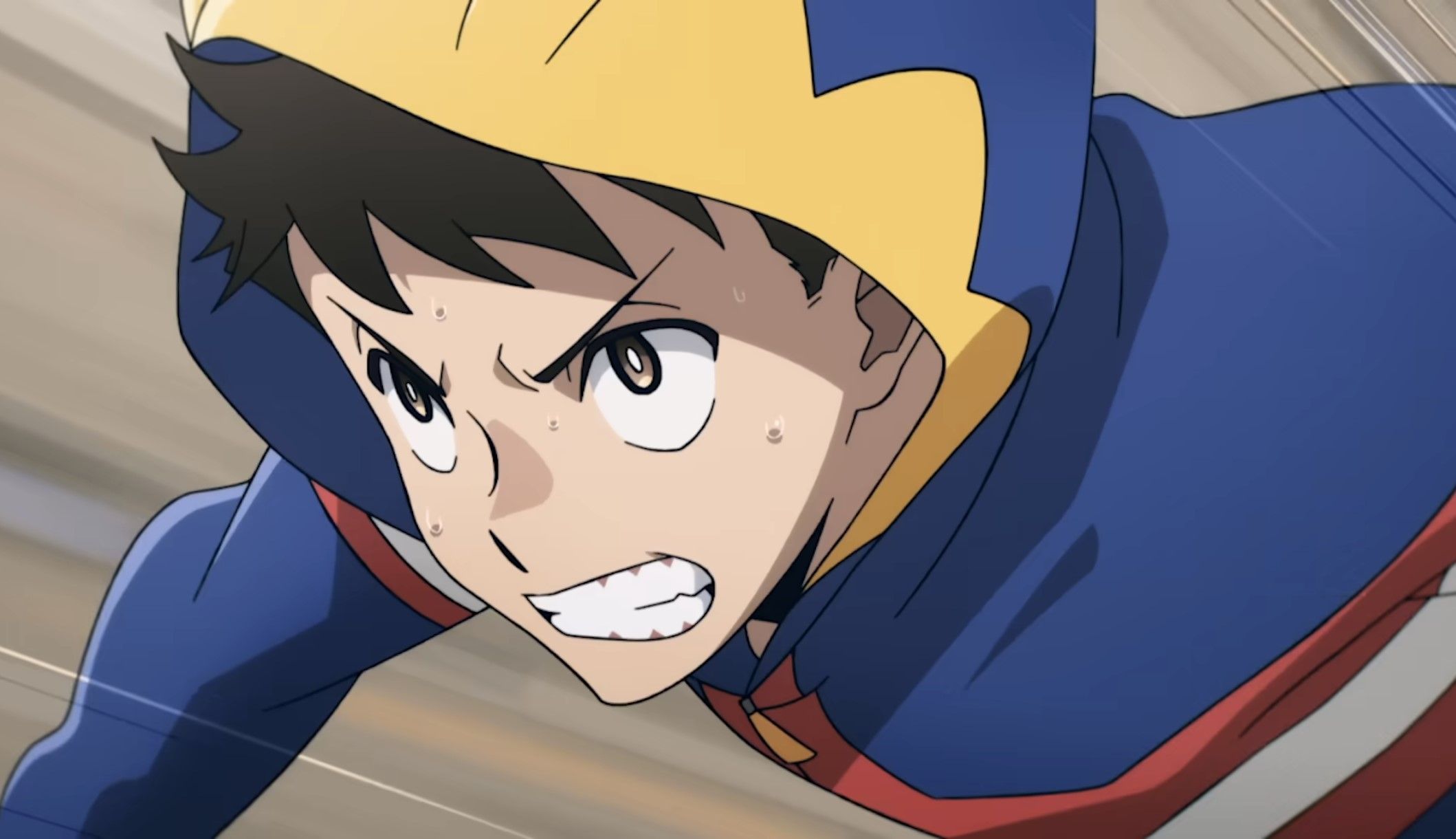 Кадр из аниме «Моя геройская академия: Вне закона»