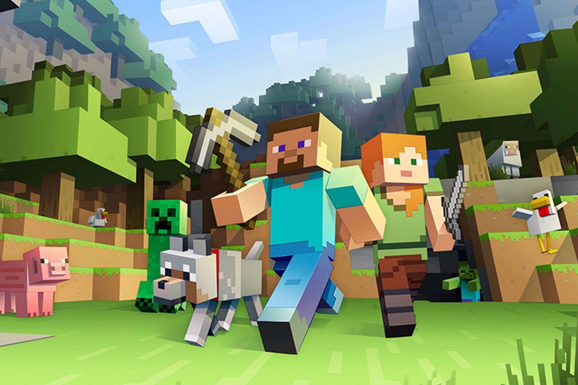 Промокадр Minecraft