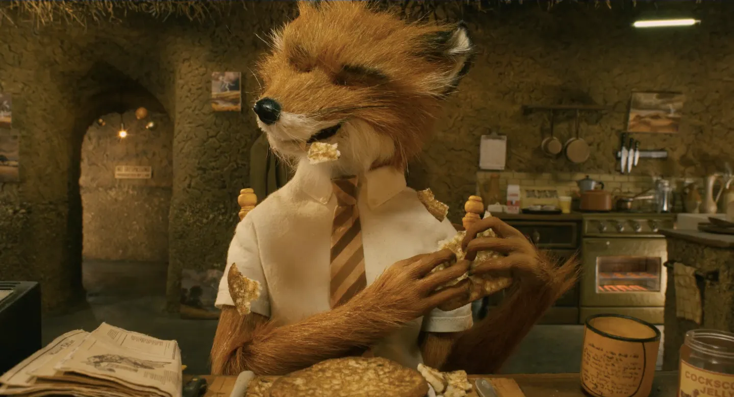 Кадр из мультфильма «Бесподобный мистер Фокс»