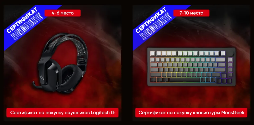 Призы в конкурсе