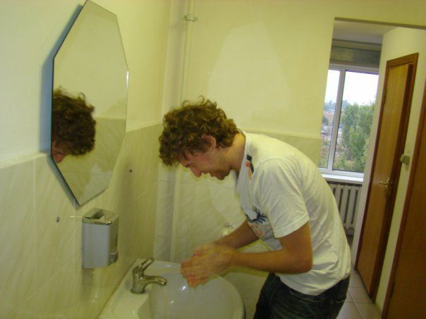 Marwin уже умывается