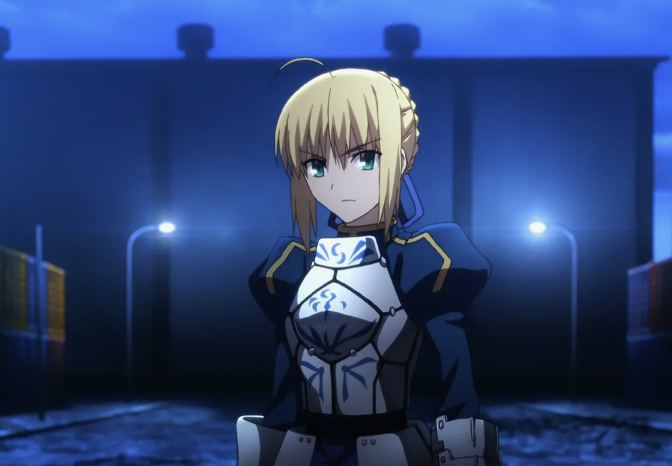 Кадр из аниме «Судьба: Начало»