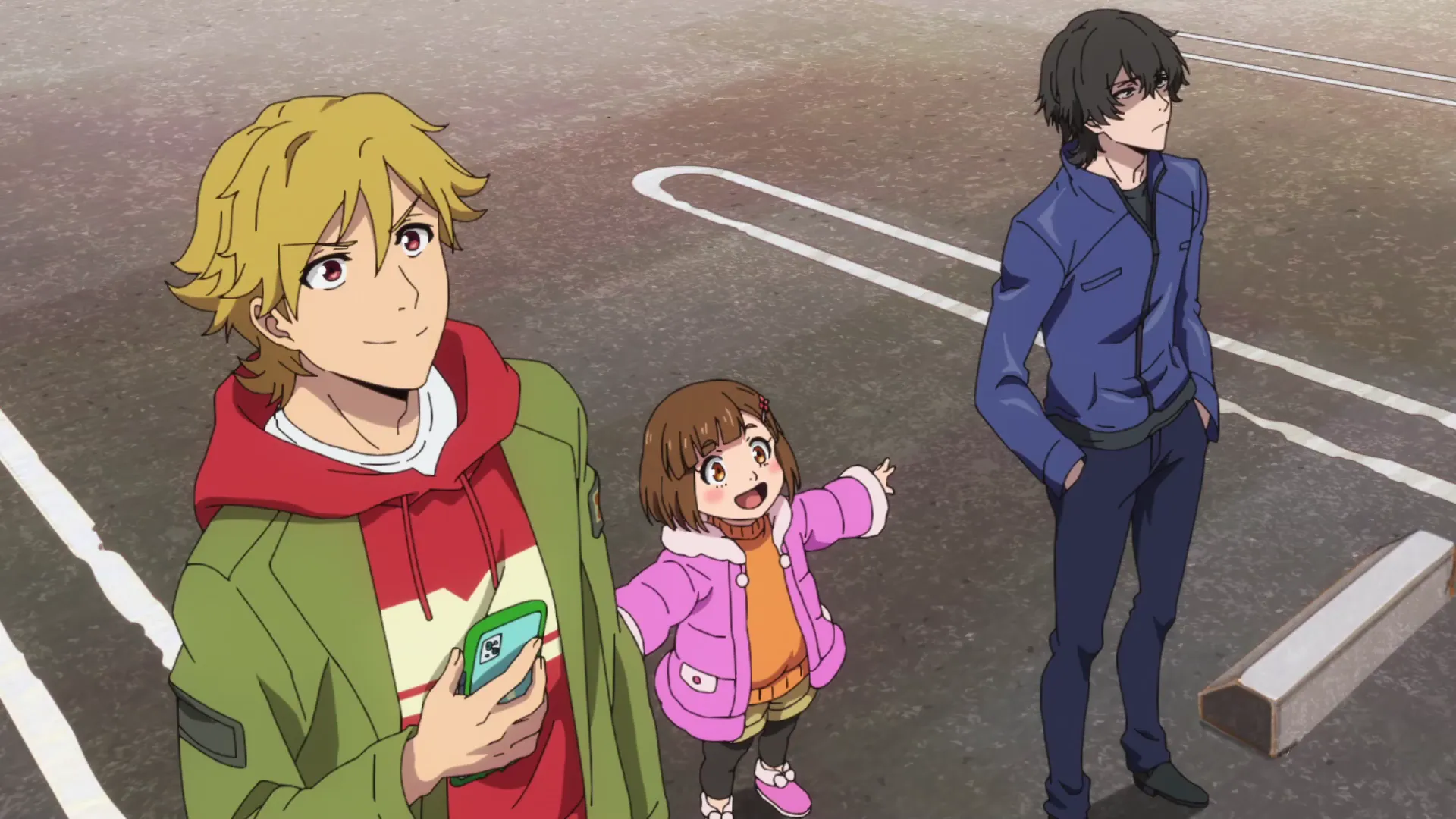 Кадр из аниме «Папаши-дружбаны»