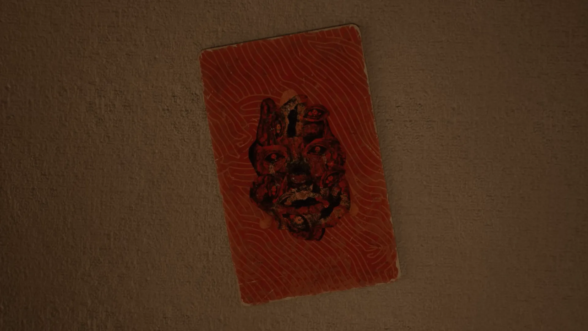 Карточка-инструкция с семью глазами. Кадр из трейлера OD. Источник: YouTube