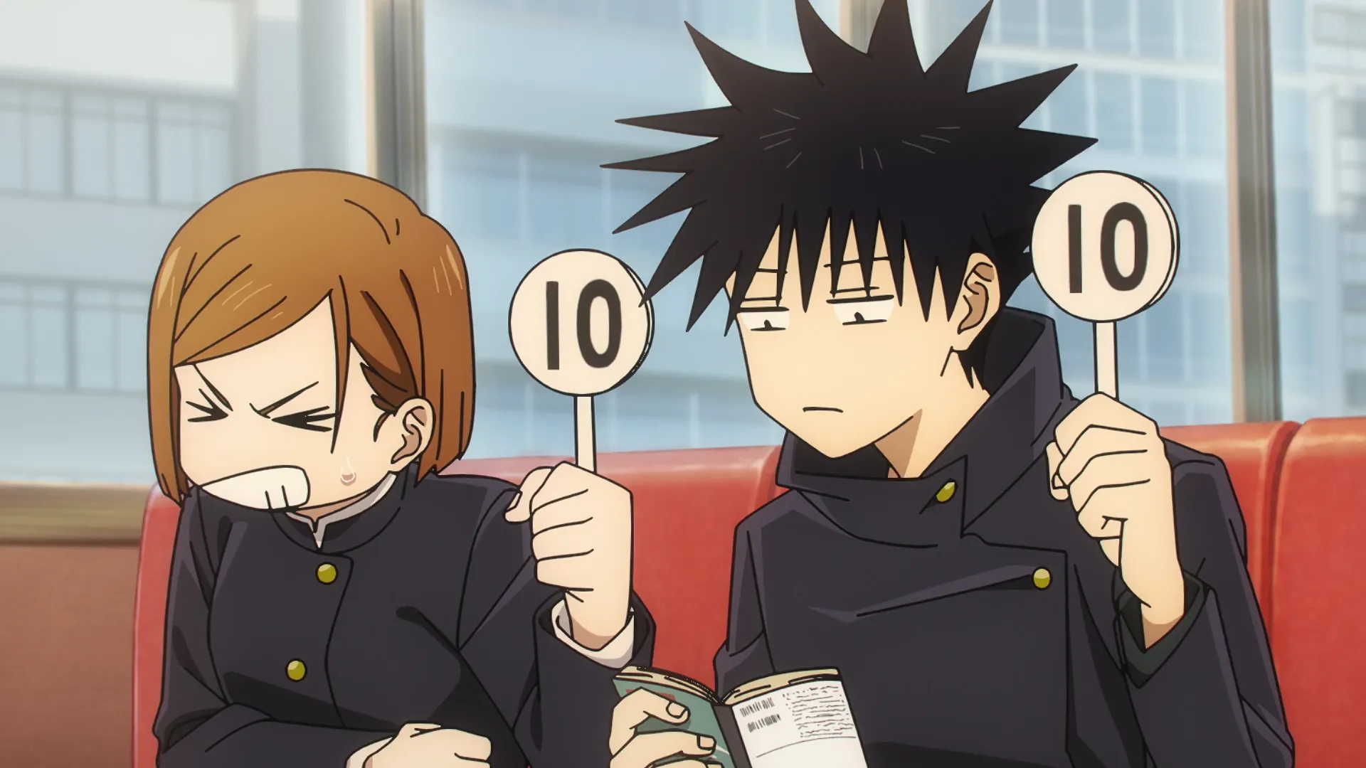 Кадр из аниме «Магическая битва»