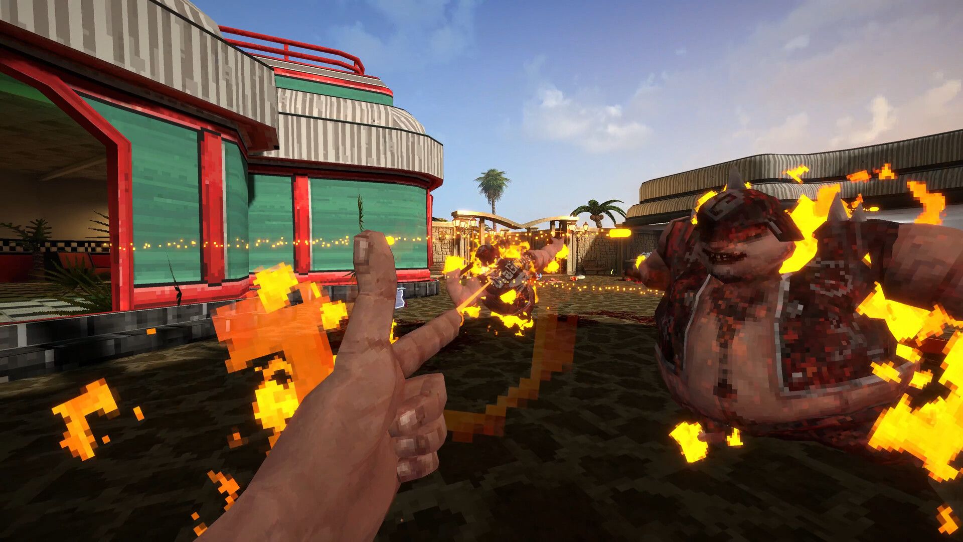 Скриншот из DLC These Sunny Daze для POSTAL: Brain Damaged. Источник: Steam