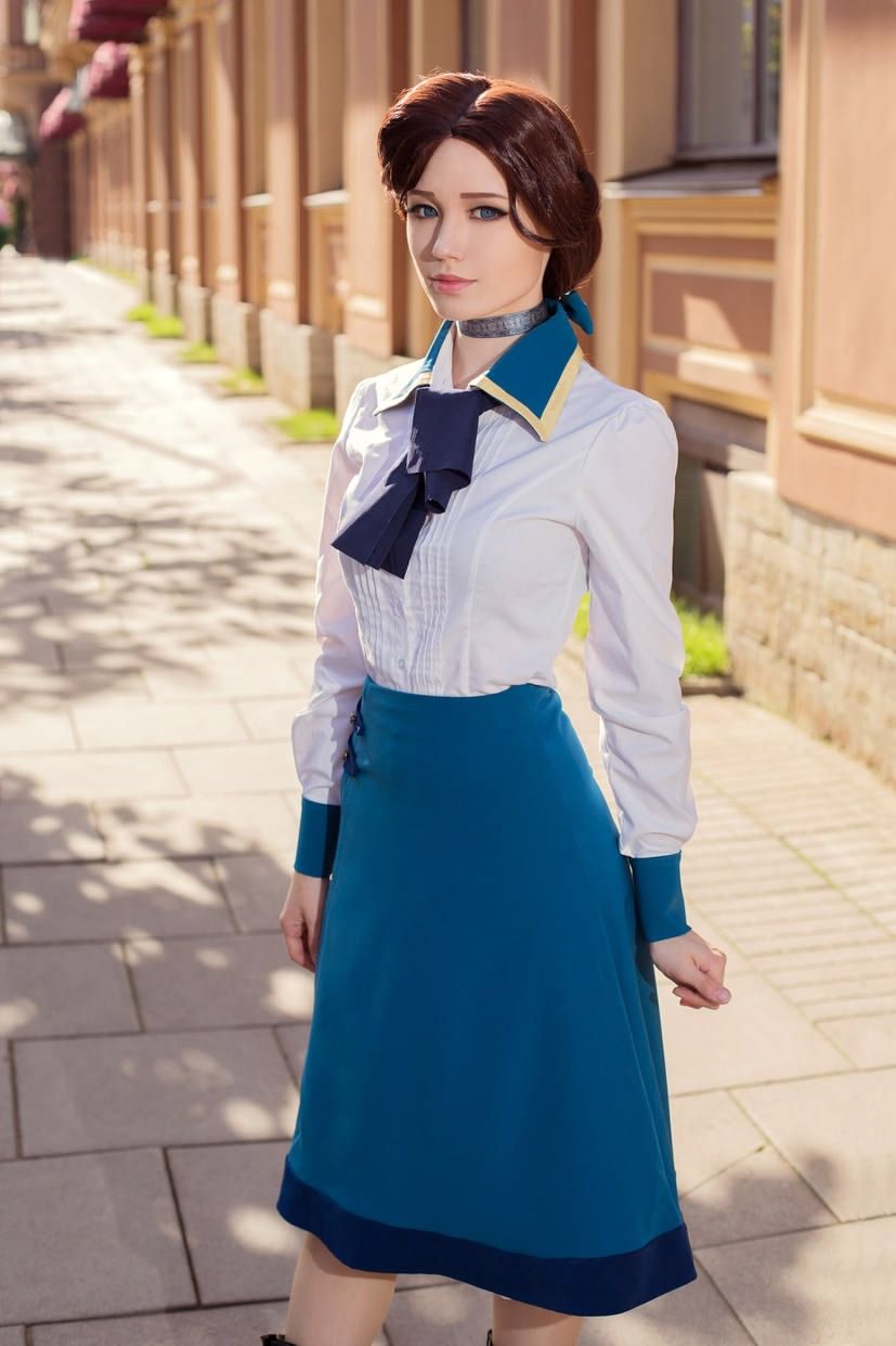 Косплей на Элизабет из BioShock Infinity. Косплеер: vk.com/lunaritie