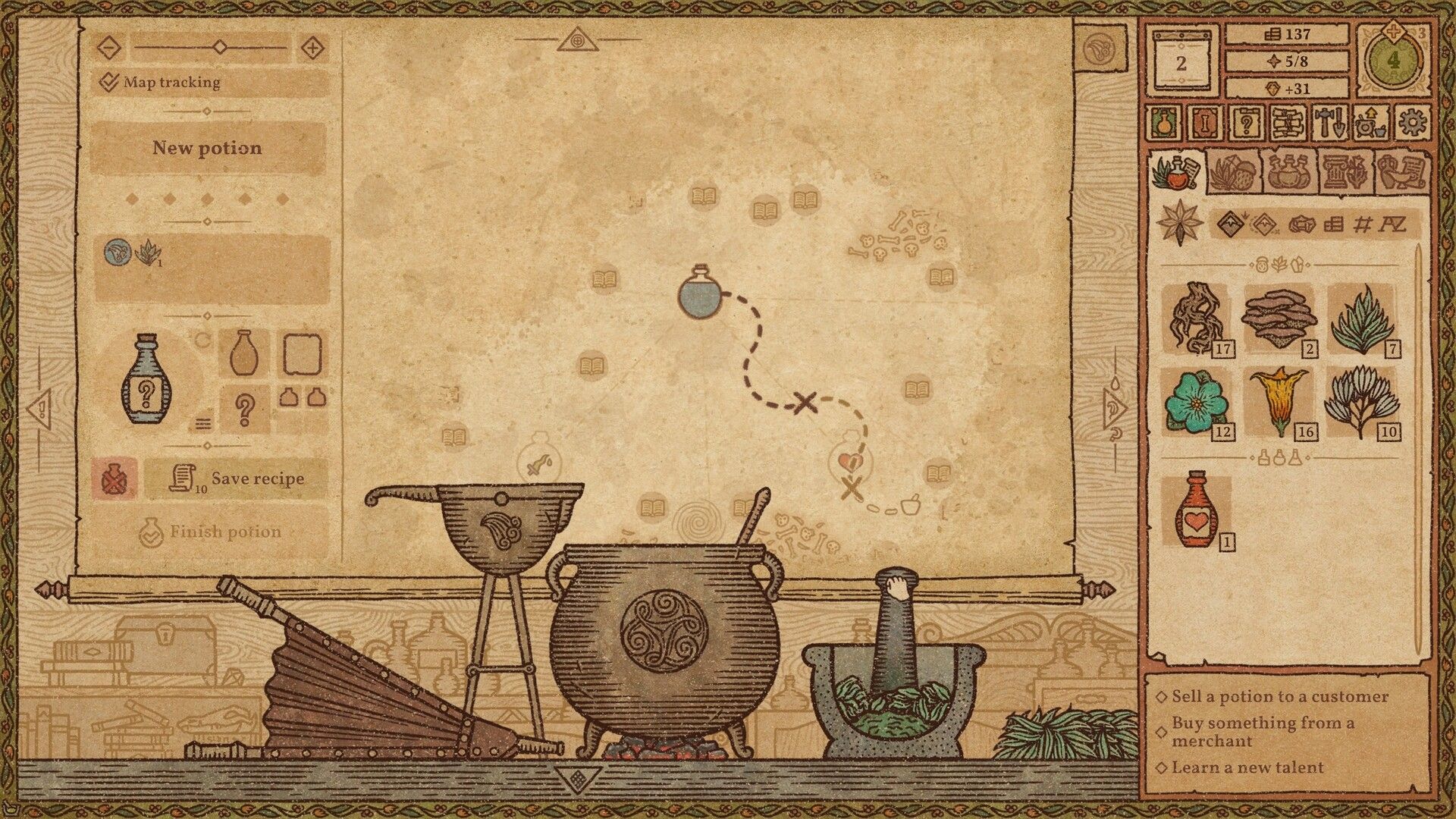 Скриншот из Potion Craft: Alchemist Simulator