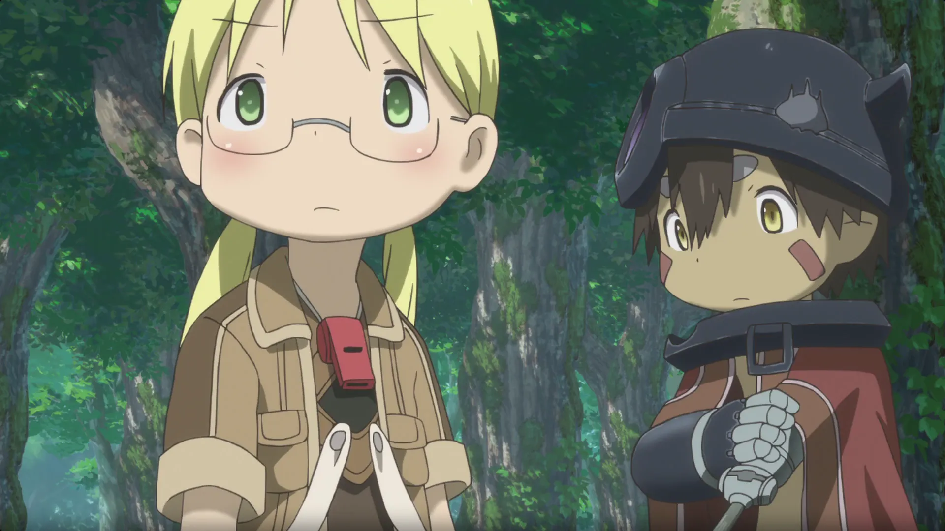 Кадр из аниме «Созданный в Бездне»