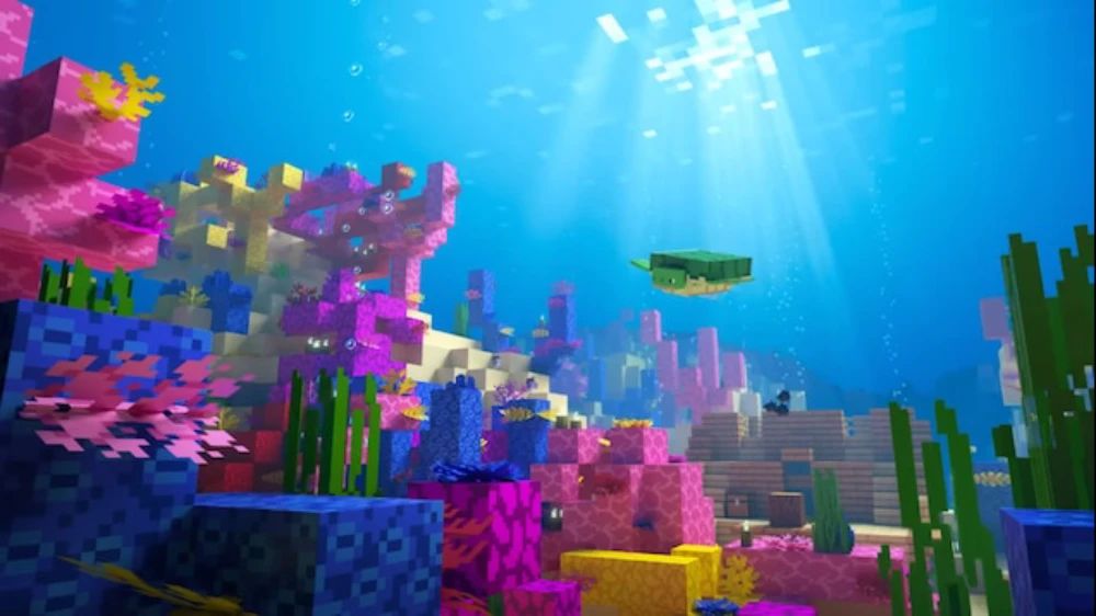 Скриншот из Minecraft. Источник: Mojang