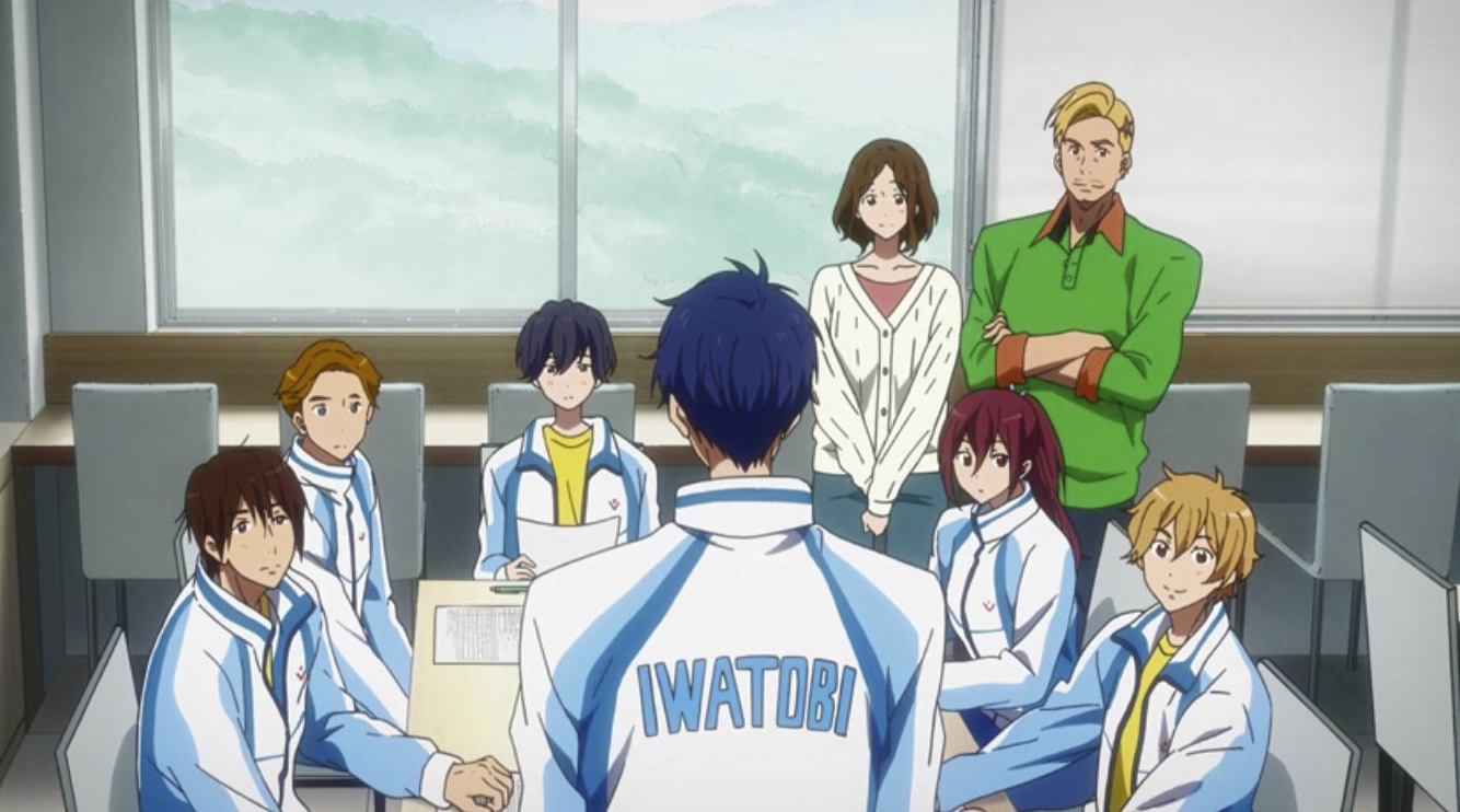 Кадр из аниме «Вольный стиль!»