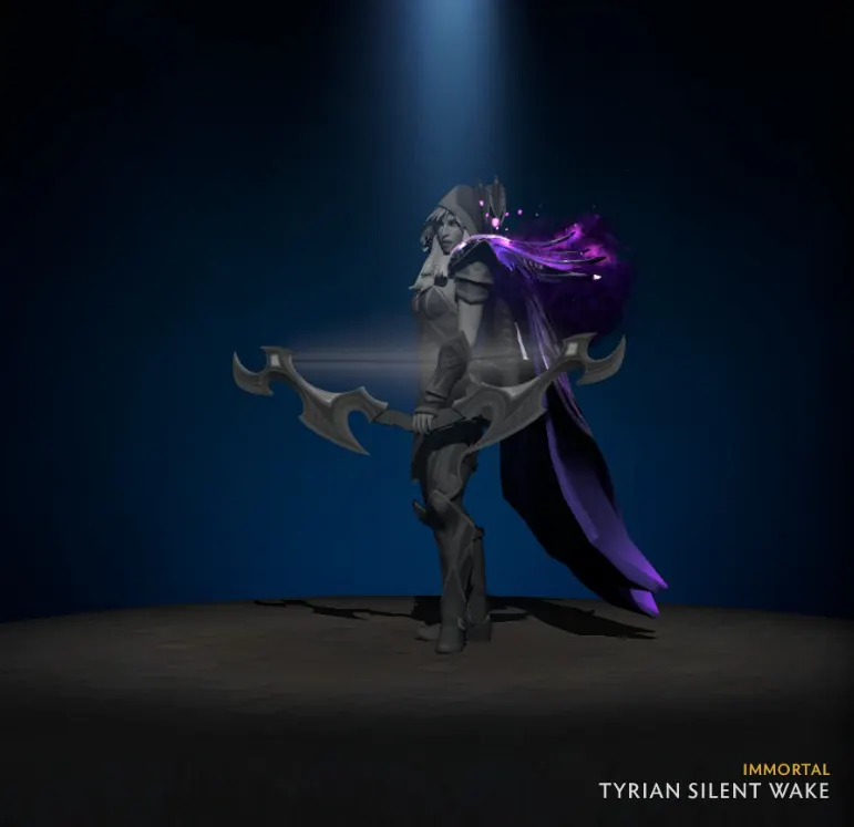 Immotral-предмет на Drow Ranger | Источник: клиент Dota 2