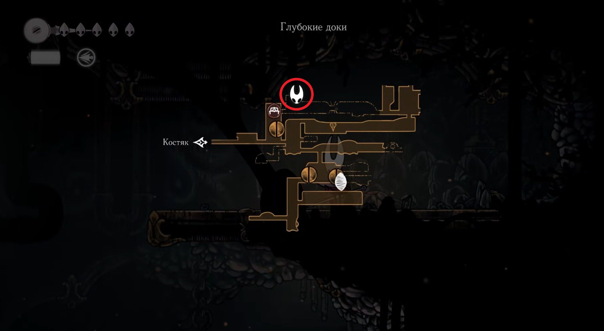 Скриншот из игры Hollow Knight: Silksong