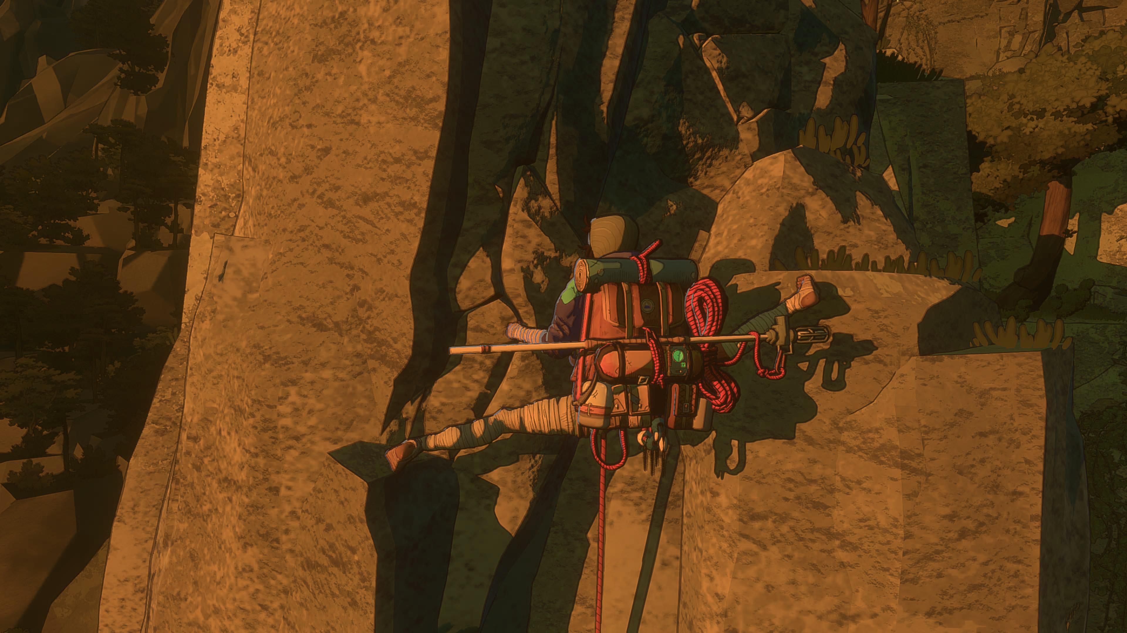 Передышка? Скриншот из Cairn