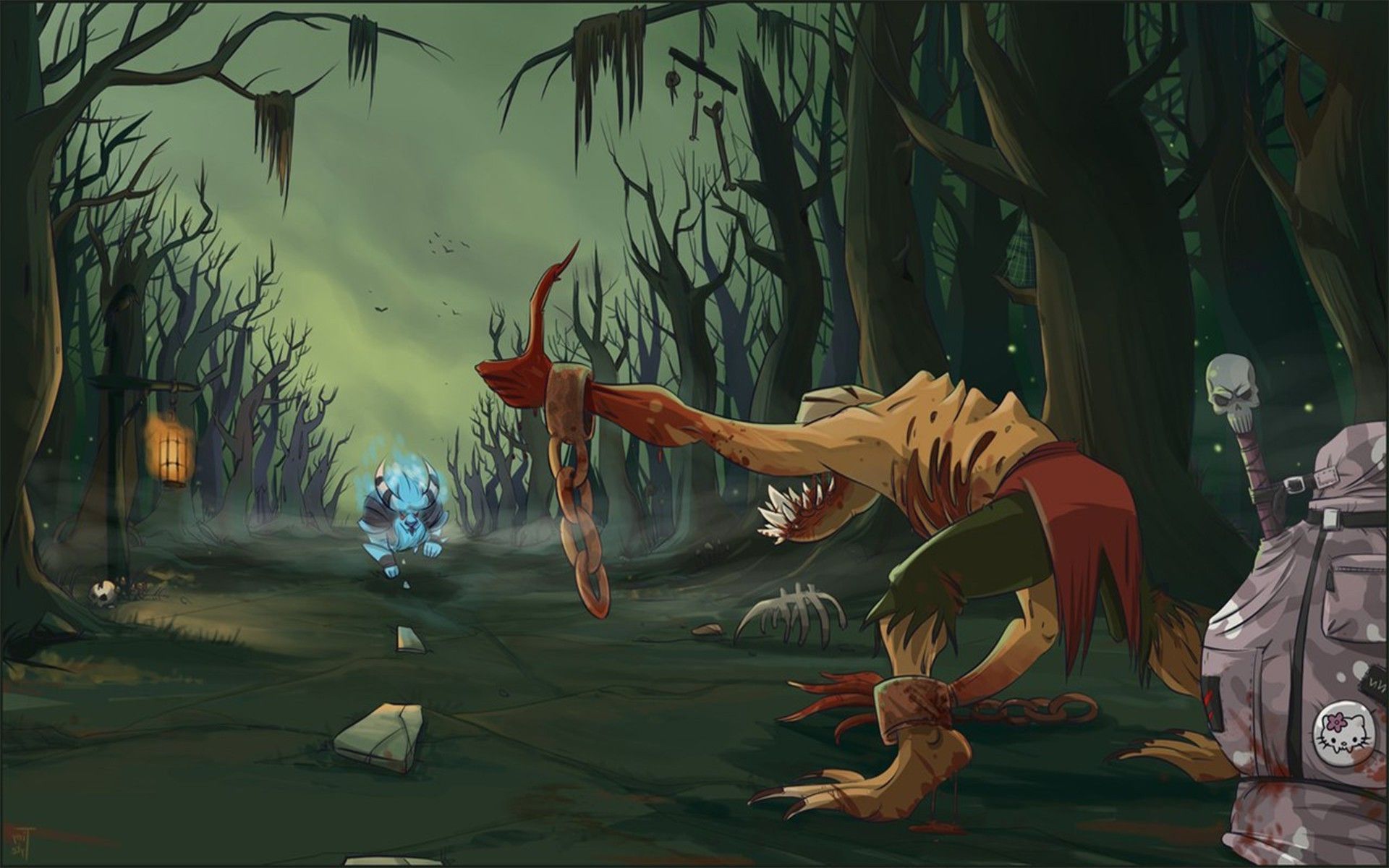 Фан-арт Lifestealer из Dota 2