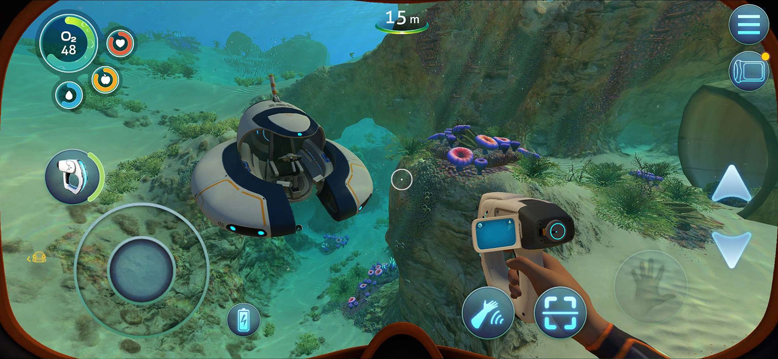 Скриншот из Subnautica. Источник: Play Market