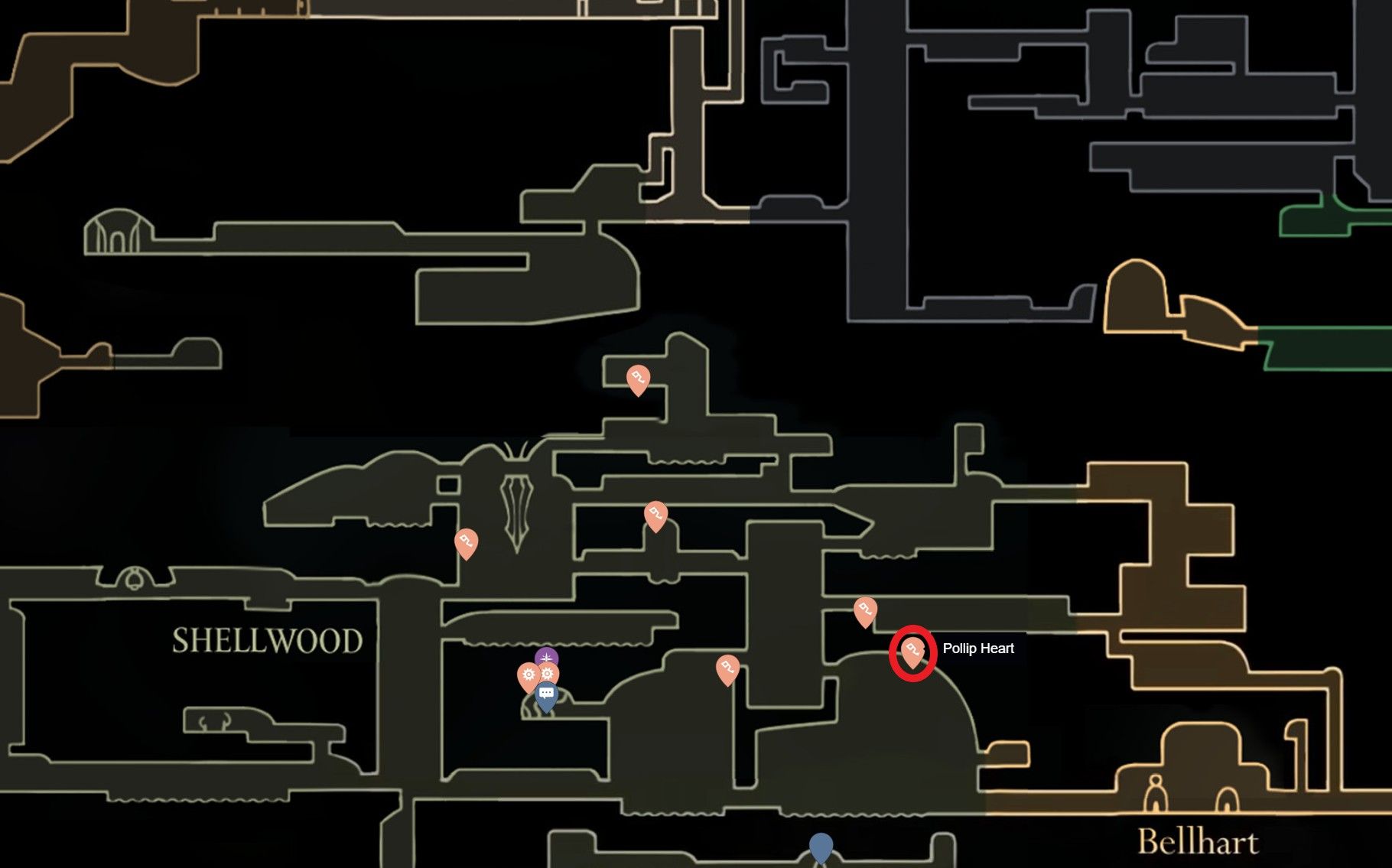 Скриншот из игры Hollow Knight: Silksong