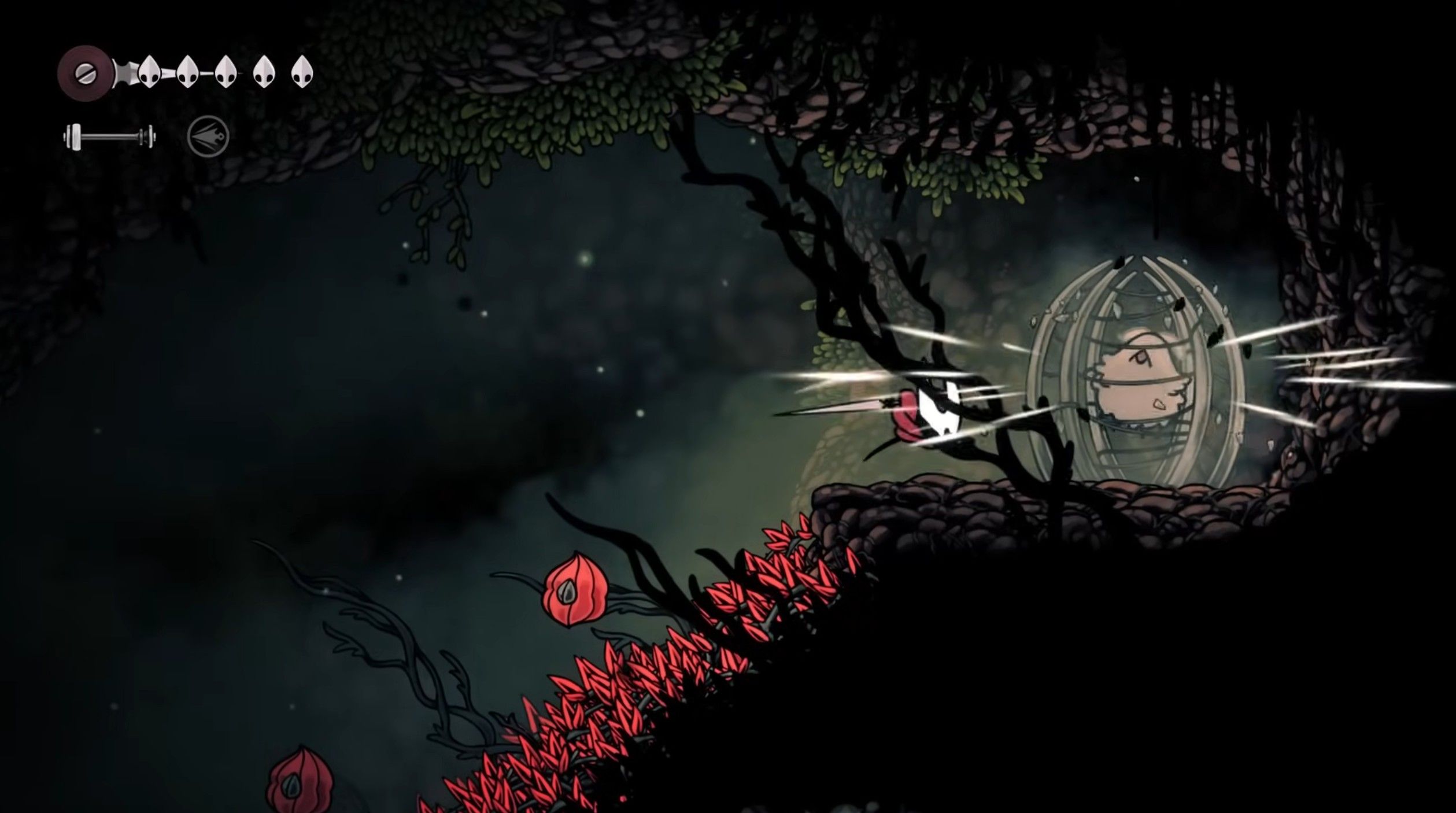 Скриншот из игры Hollow Knight: Silksong