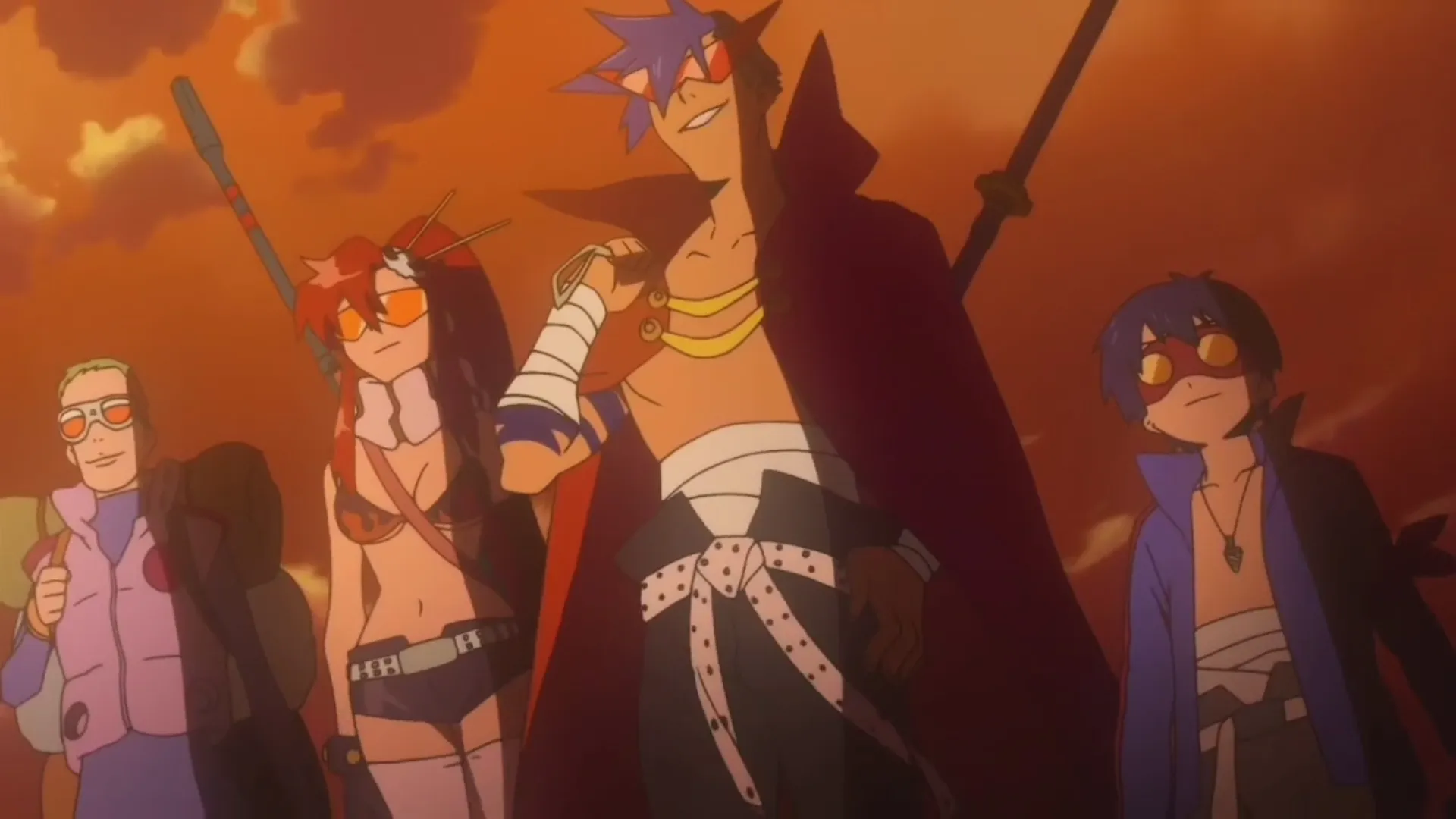 Кадр из аниме «Гуррен-Лаганн»