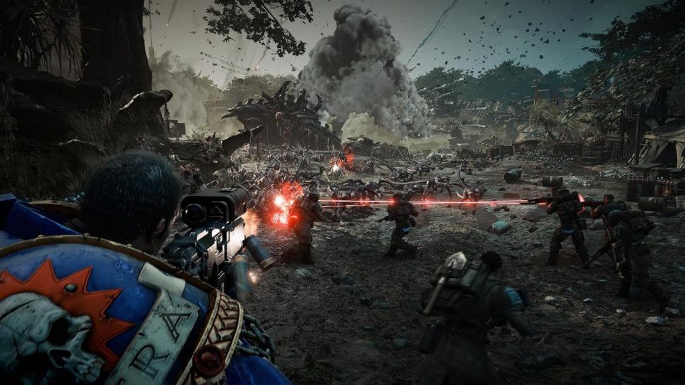 Кадр из игры Warhammer 40000: Space Marine 2