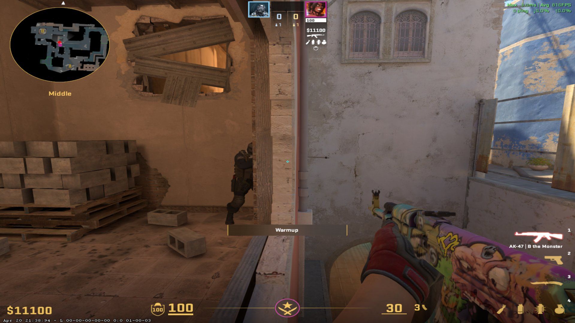 Баг со стволом и стенами в CS2 | Иточник: Ави Thour Тхур в X