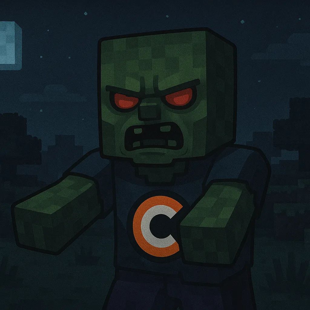 Зомби в Minecraft feat. Cybersport.ru. Источник: ИИ