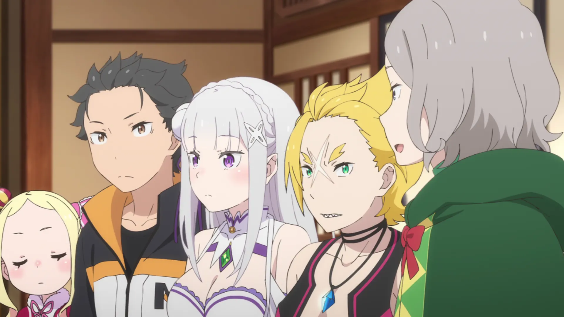 Кадр из аниме «Re: Zero — жизнь с нуля в другом мире»