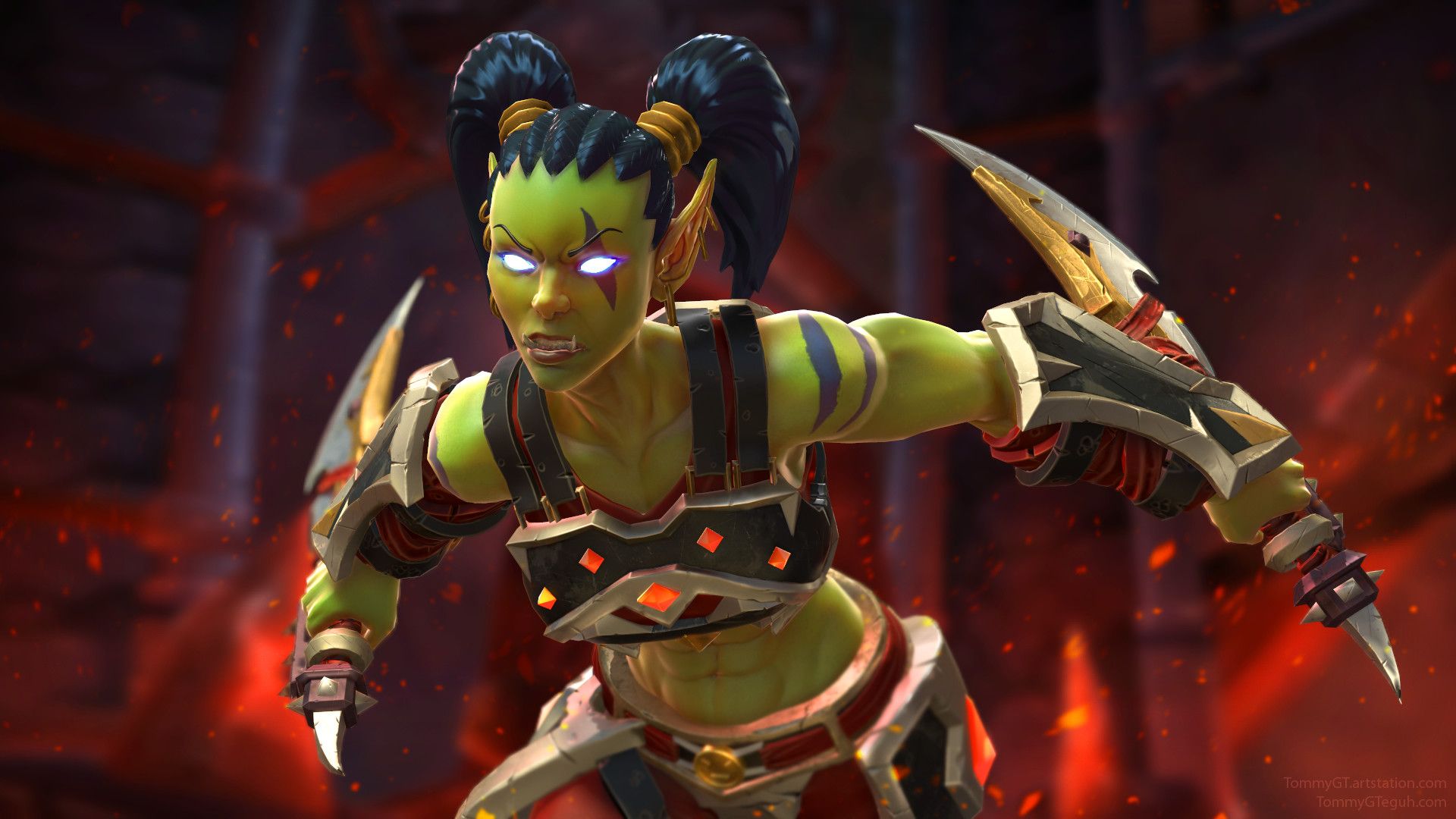 Гарона Полуорчиха &mdash; арт. Автор: Tommy Gunardi Teguh