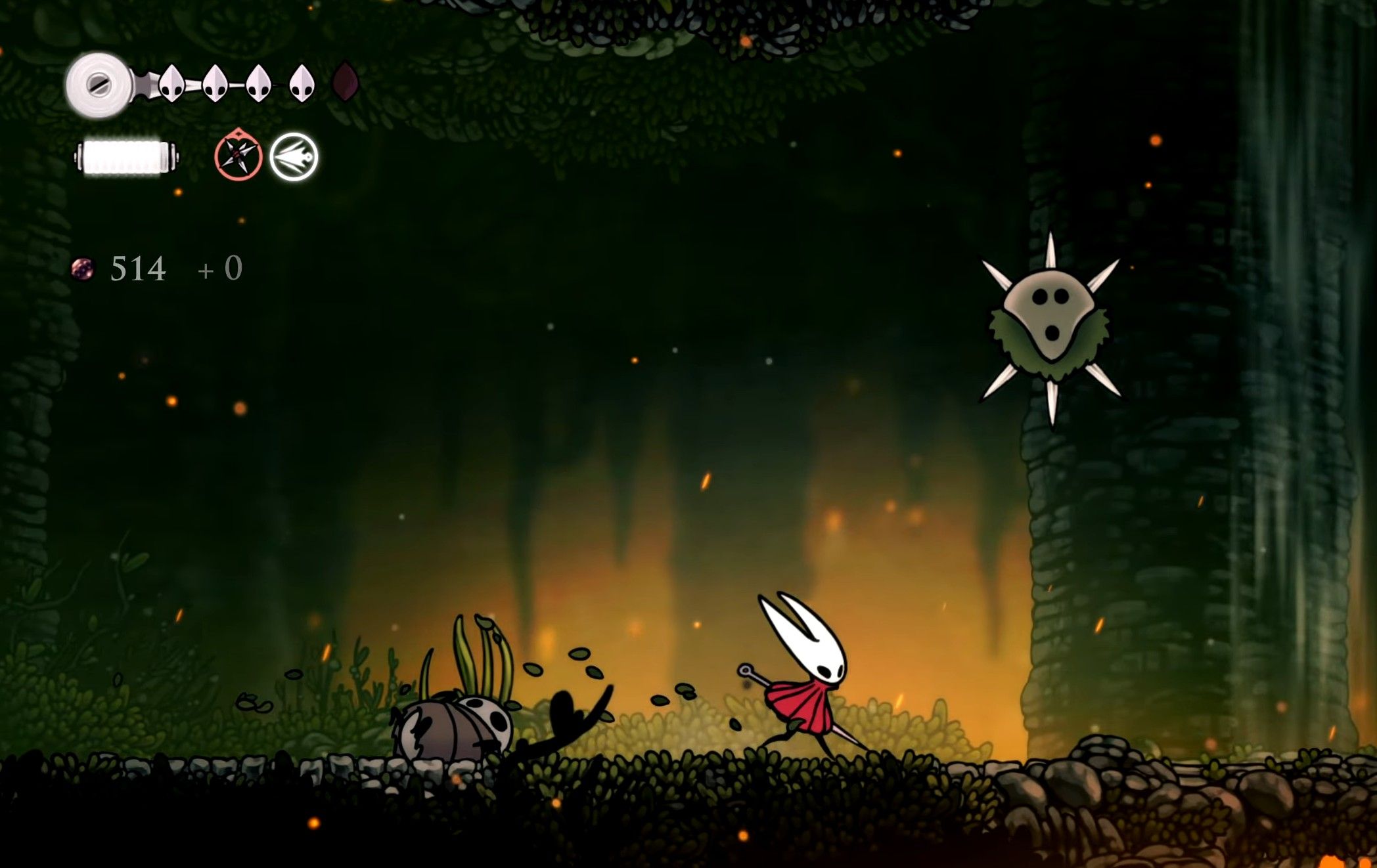 Скриншот из игры Hollow Knight: Silksong