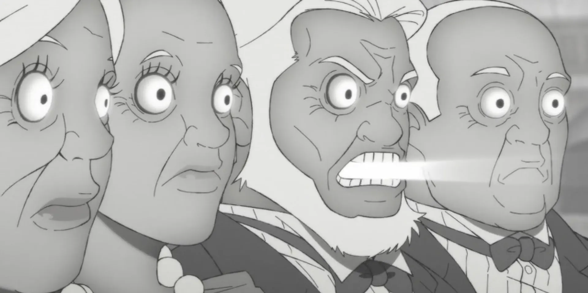 Кадр из аниме «Дандадан»