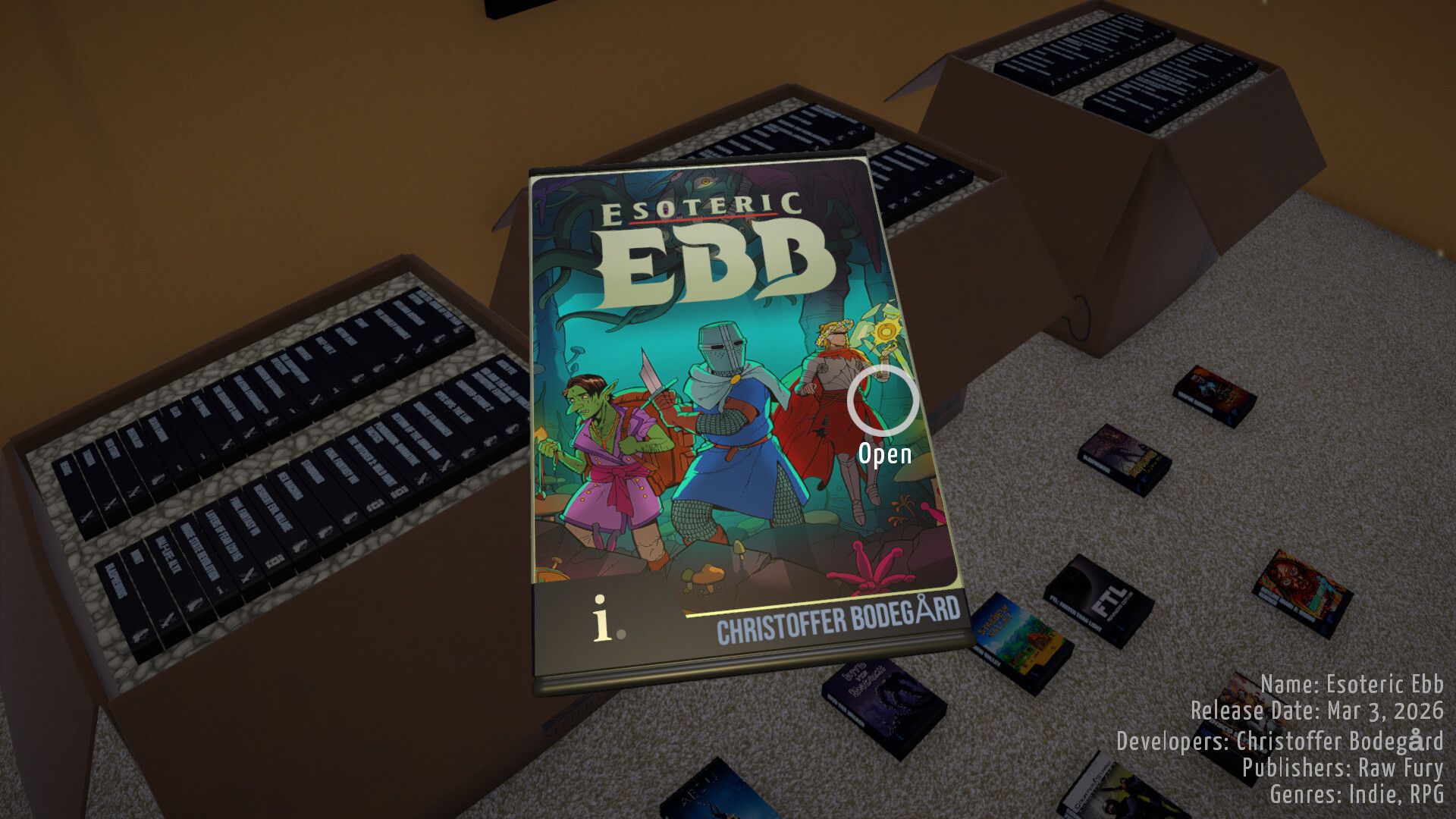 Скриншот из BOXROOM. Источник: Steam