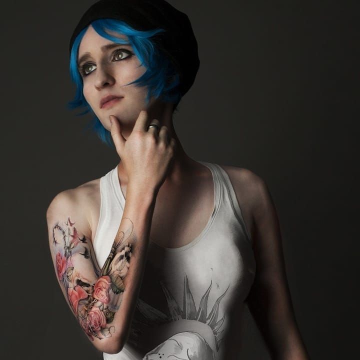 Елфимов в образе Хлои из Life is Strange