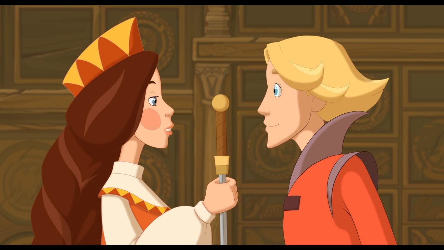 Кадр из мультфильма «Три богатыря и Наследница престола»