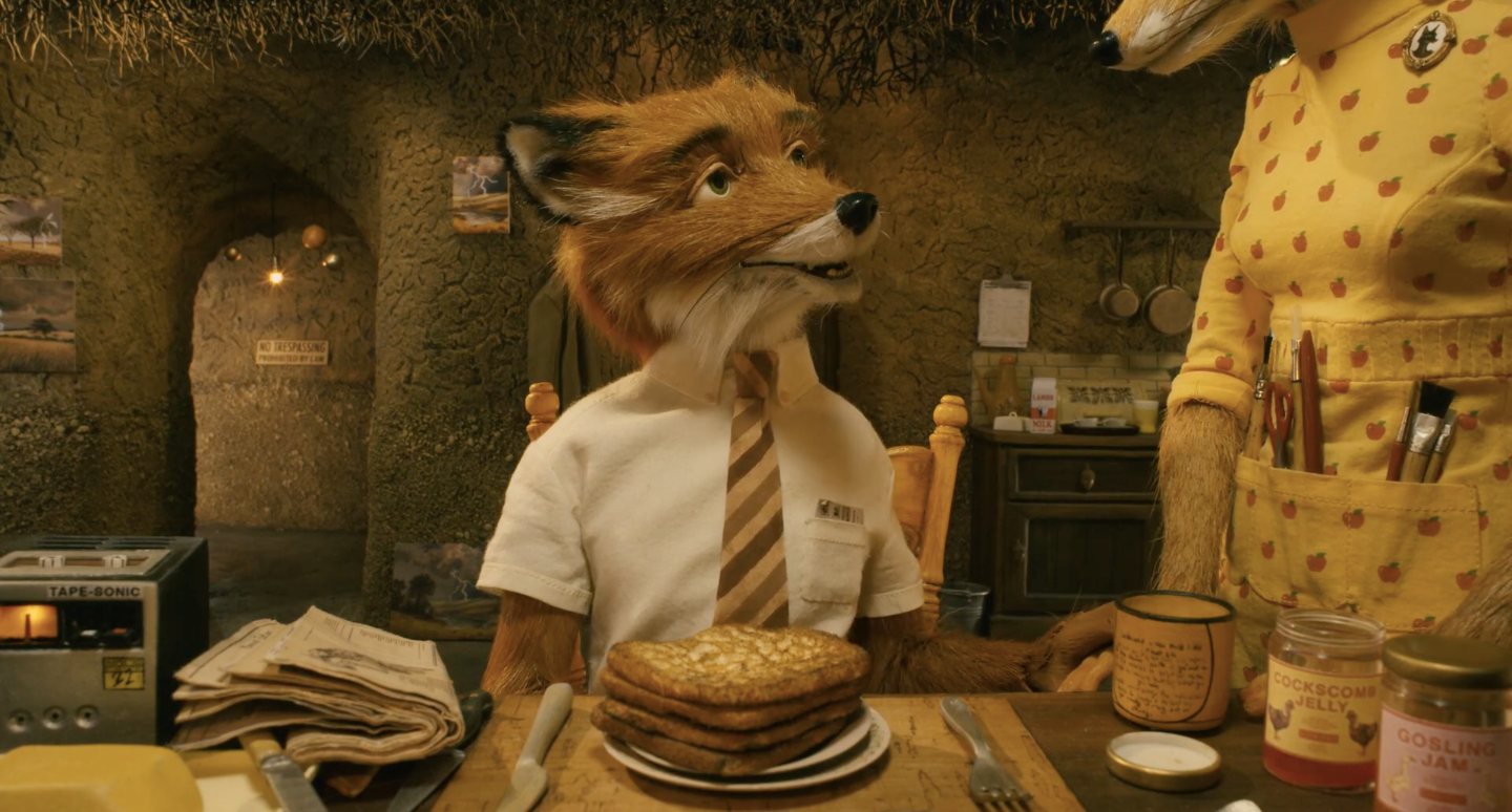 Кадр из мультфильма «Бесподобный мистер Фокс»