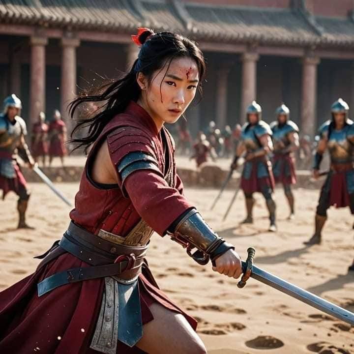 Нейросеть нарисовала принцесс Disney в роли воительниц из боевиков