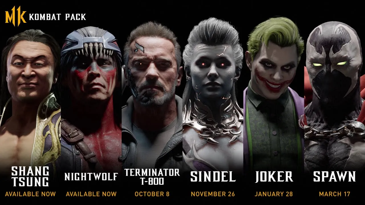 Все герои для Mortal Kombat 11 Kombat Pack