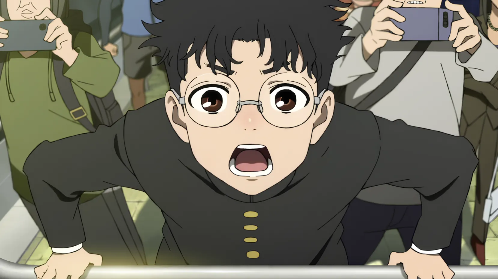 Кадр из аниме «Дандадан»